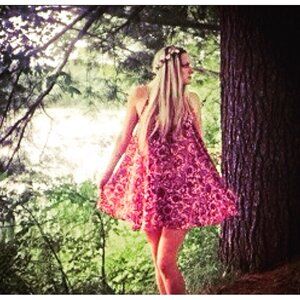 NWOT Free People Paisley Print Strappy Back Casual Boho Mini Slip Dress Tunic